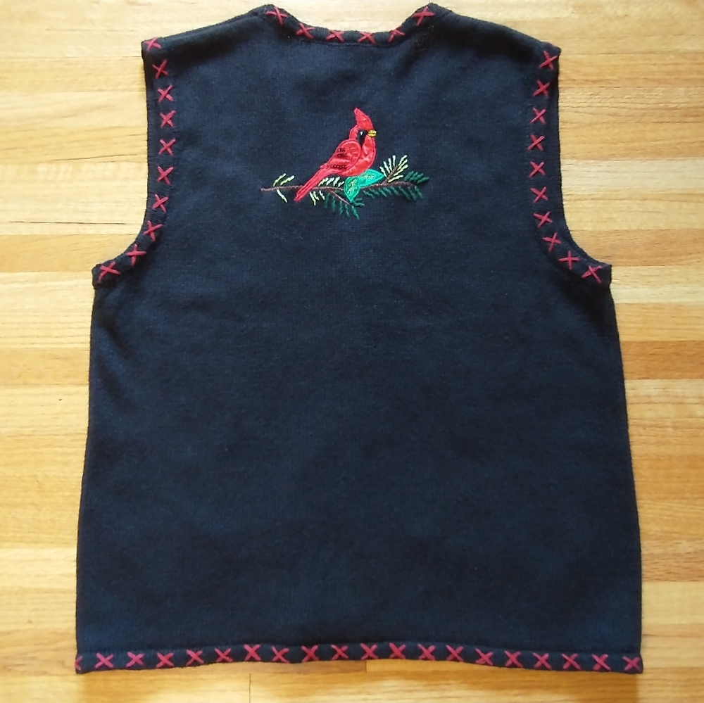 Holiday Beaded Vest - Picture 4 of 6